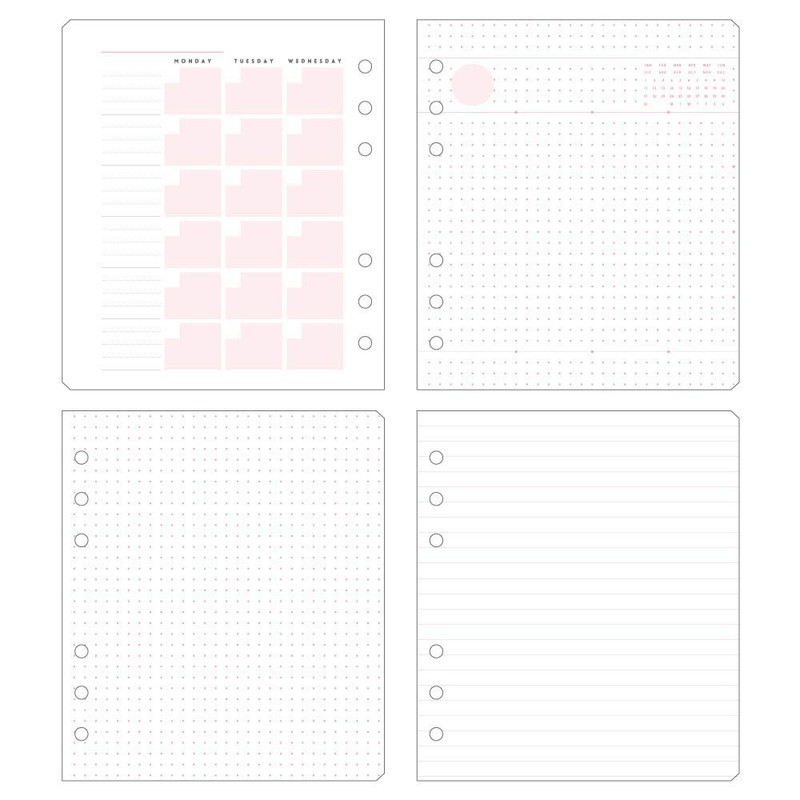 Marks ODR-DC04-GY HBxWA5 Binder with Trial Refill, Plain, Gray