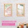 Housoutil Miniature Furniture Wooden Windows: 2 Pieces Mini Window Frame