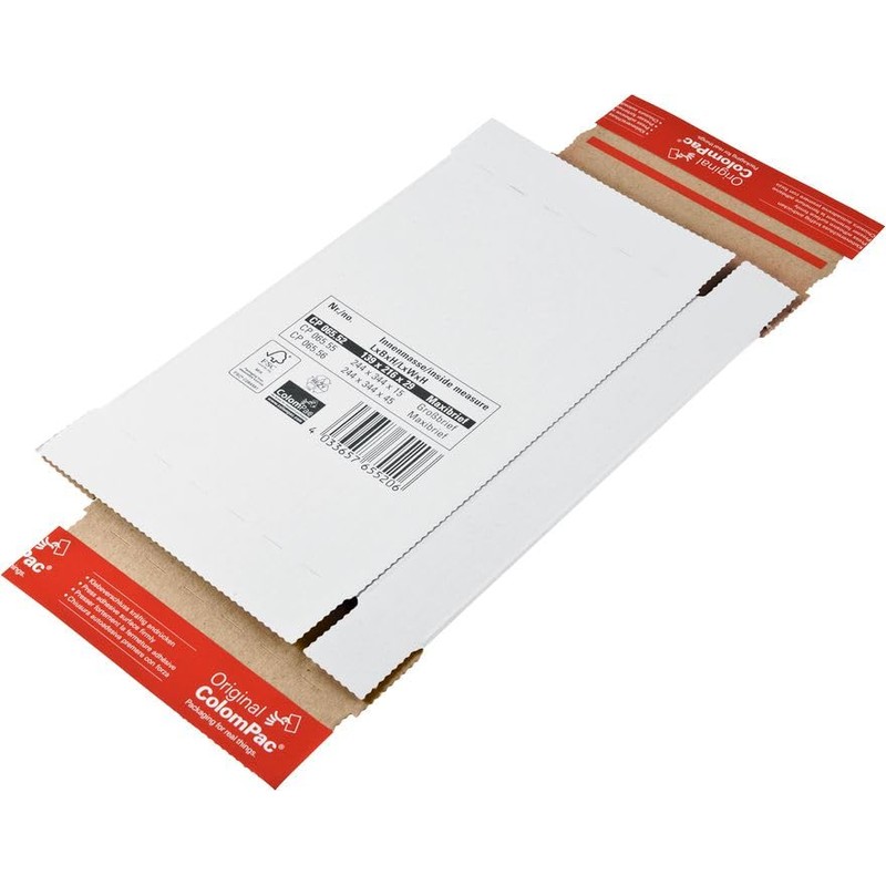 Shipping Box of Courier Package, Maxi Letter, Interior Dimensions 139