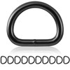 Ganzoo D - Ring Steel, Pack of 10, 23 mm