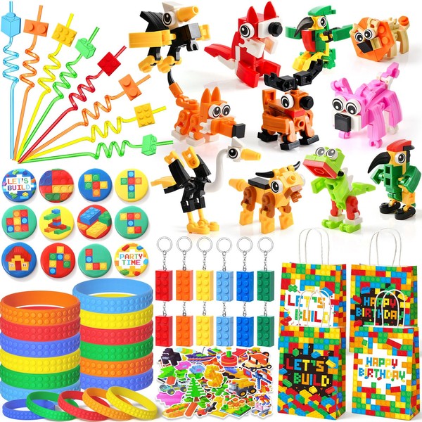 KELEON 123 Building Blocks Party Favors Birthday Supplies, Blocks Toys