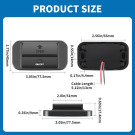 Asheyya 12v USB Socket Campervan, Dual USB C Charger 18W QC3.0 USB & 30W PD Type C for 12V/24V Car Boats Marine Motorcycle Truck