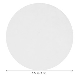 ULTECHNOVO Qualitative Filter Paper 9cm, 100Pcs Lab Standard Medium Flow Rate Filter Paper Circles for Chemistry, General Filtration