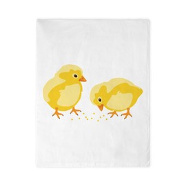 CafePress Baby Chicks Twin Duvet Cover, Printed Comforter Cover, Unique Bedding,