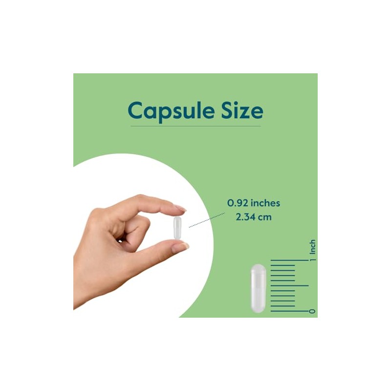 Magnesium Glycinate 400mg Per Serving 240 Vegetarian Capsules Stearates Silicon