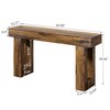 LITTLE TREE 63-Inch Long Console Tables for Entryway, Large Sofa