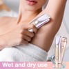 Intimrasierer Für Frauen, 2-in-1 Elektrischer RasiererDamen Intimbereich, Silky SplashRasierer, Damenrasierer