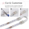Xtreme Multicolored LED Strip Lights with Remote, 25 Foot RGBW