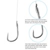 PATIKIL 0.8# Small Fishing Hooks with 45cm Line, 20Pcs 0.43x0.24