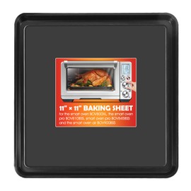11" × 11" Baking Pan for The Smart Oven BOV800XL, Replacement Breville Toaster Oven Pans Fit Smart Oven Pro BOV810BSS, Smart Oven Pro BOV845BSS and The Smart Oven Air BOV900BSS