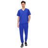 COZYFIT Scrubs for Men — 4 Pockets V-Neck Scrub Top