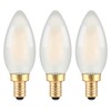 TOKCON Frosted E12 LED Candle Light Bulbs 25W Equivalent- 2W