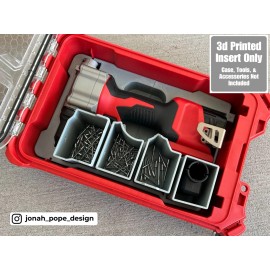 Jonah Pope Design Milwaukee Packout Insert for M12 Rivet Gun  (Insert Only) - Safety Green