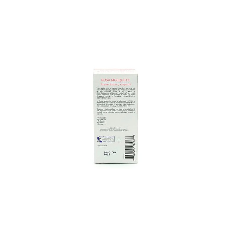 Suzzane Olivier Aceite Facial y Corporal Rosa Mosqueta, 10 ml