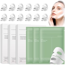 Bio Mascarilla Colageno,Mascarilla de ColáGeno-Colageno para Minimiza los Poros Mejora la Elasticidad,Mask colágenos de noche,Aumenta La Elasticidad para una hidratación duradera, Mask colágenos para una hidratación duradera