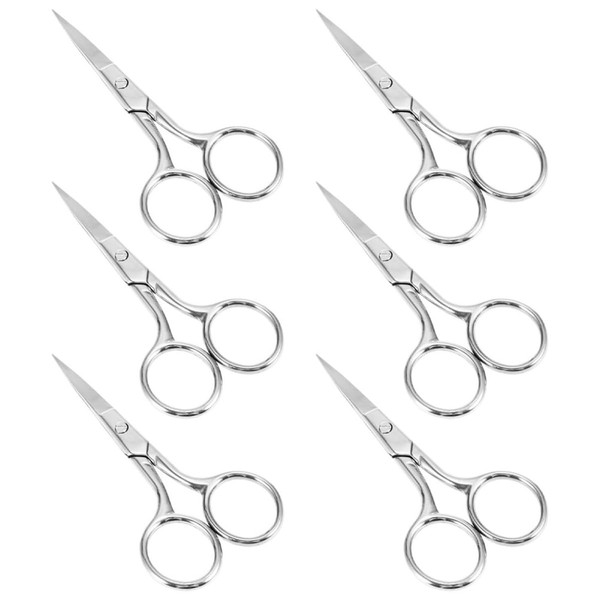 Minkissy 6pcs Set of Small Stainless Steel Scissors Perfect for