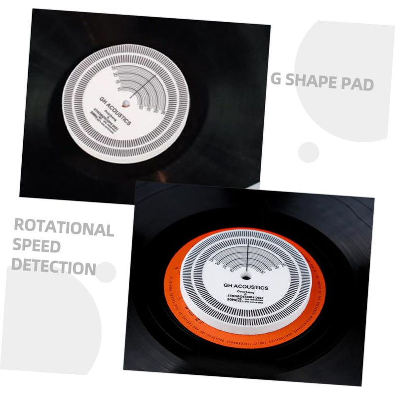 Kisangel Vinyl Record Player Calibration Tool Precision Speed for Turntable