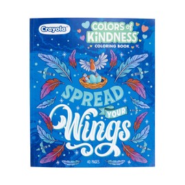Crayola Coloring Book, Colors of Kindness, Gift, 40 Adult Coloring Pages