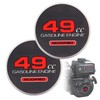 2pcs 49cc Modified Pull Starter Sticker Mini Bike Stickers for