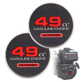 2pcs 49cc Modified Pull Starter Sticker Mini Bike Stickers for Predator 212 Engine Coleman CT200U BT200X KT196 Baja Monster Mega Moto MB200 Go Kart 196cc 224cc 200cc Engine (49cc Modified)