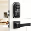 BE-TECH Keyless Entry Smart Door Lock with 2 Lever Handles,