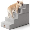 EHEYCIGA Dog Stairs for High Bed 22.5" H, 5-Step Dog