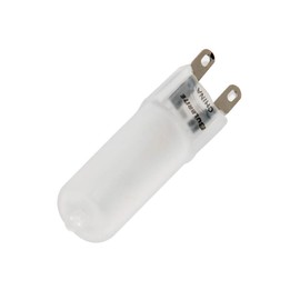 Bulbrite Halogen T4 Q40G9FR t 120-Volt Halogen JC Type Line Voltage G9 Flat Pin Bulb, Frosted, 40-Watt