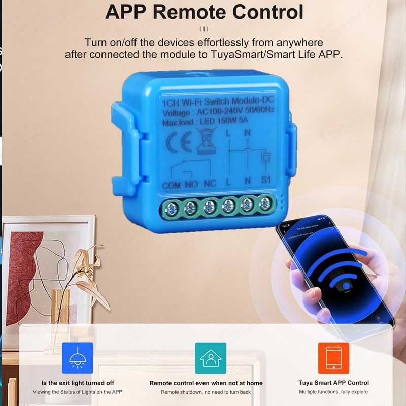 Cloud Even WiFi Switch Module Dry Contact Smart Home Smart