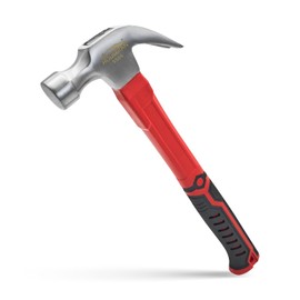 HOUSERAN 680g Claw Hammer-Straight Rip Claw with Smooth Face-Heavy Duty Hammer with Soft Grip Handle