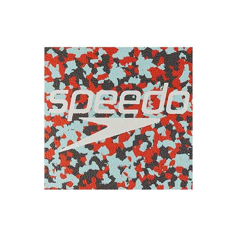 Speedo Unisex EVA Kickboard, Lava Red/Chill Blue/Grey