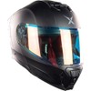 KOV Casco X Mamba Negro Mate abatible para Moto con