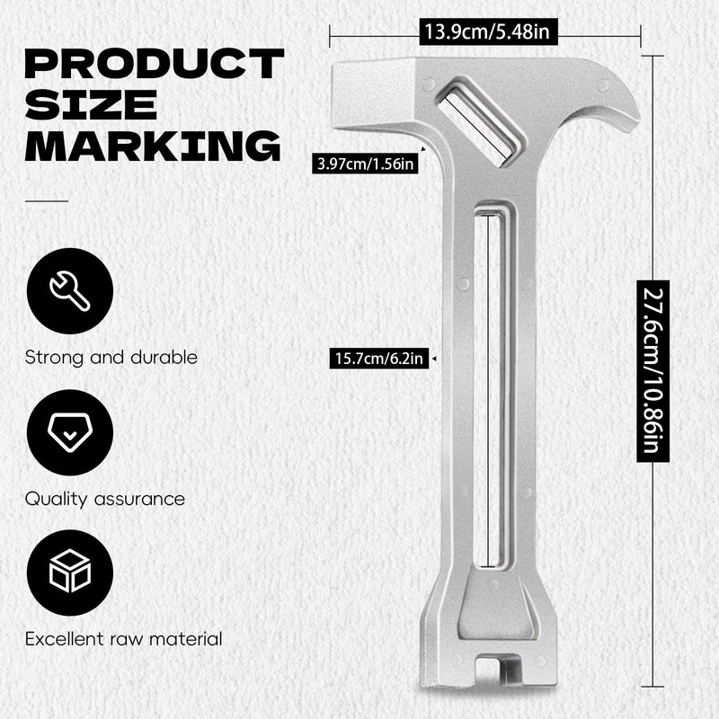 4-in-1 Emergency Tool – Gas & Water Shut Off Wrench,