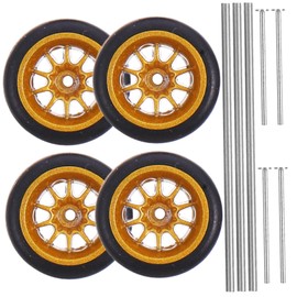 Kisangel Remote Control Car Toys Scale Rubber Tire Car Model Accessories Boys and Girls Plaything