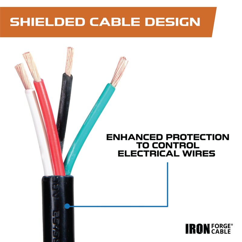 Iron Forge Cable 14/4 Mini Split Wire - 50ft, 300V,