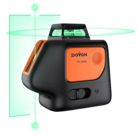DOVOH Plumb Dot Laser Level : DIY Green Point Laser Level 360 Self Leveling Rechargeable, Essential Edition, PV-360G