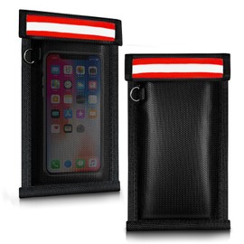 ocuvaep Faraday Bag for Phones and Car Keys 2 Pack, Signal Blocking Pouch, Anti-Theft Faraday Cage, Fireproof & Waterproof Cell Phone Signal Blocking Bag