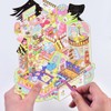 2 Sets DIY 3D Fun Large Size House Sticker Scenes