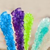 Extra Large Rock Candy Sticks: 6 Blue Raspberry Lollipop -