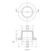 Caplugs WW-18 WW Series, Plastic Tapered Cap and Plug with