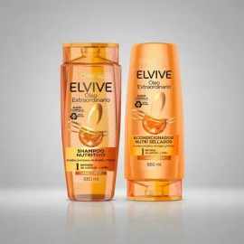 Pack Elvive Oleo Extraordinario Shampoo + Acondicionador