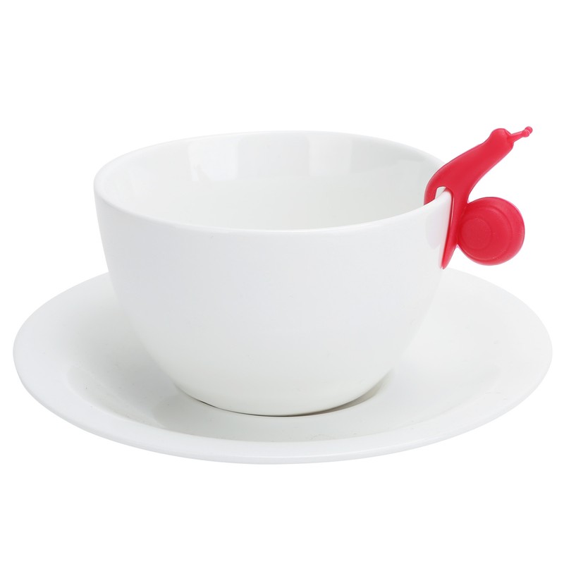 10Bag Snail Silicone Tea Maker Cup Edge Pendant Tea Bag
