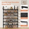 LANTEFUL 6 Tier Shoe Rack for Closet Shoe Organizer with