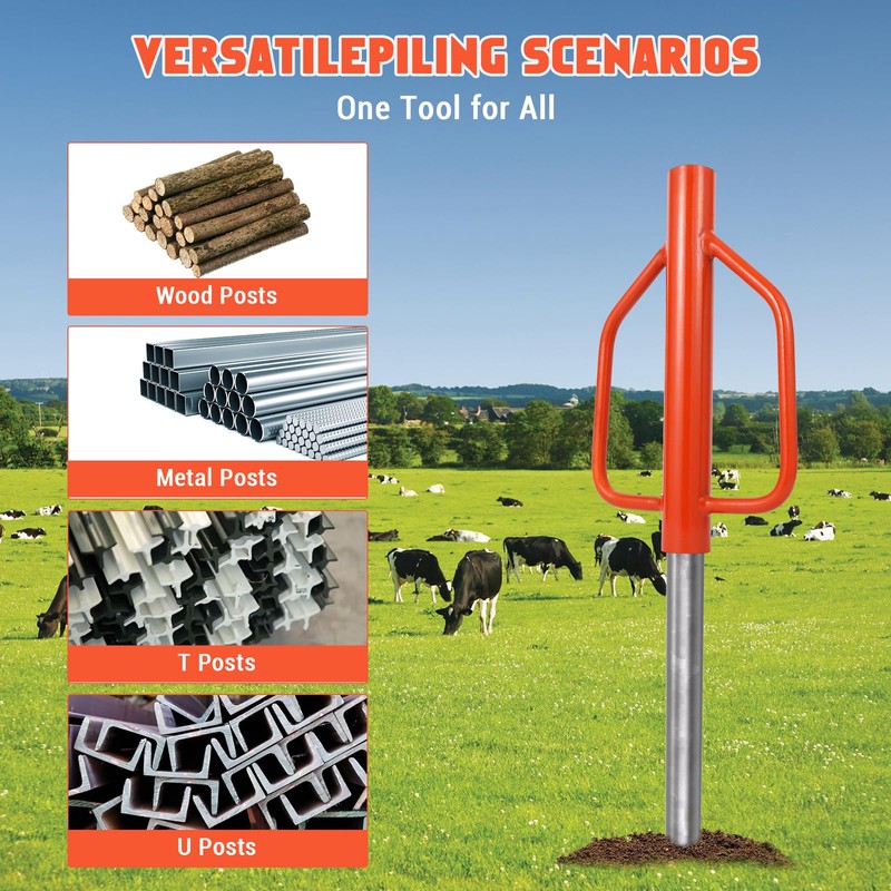 18 LB T Post Driver Metal Fence Post Driver Manual