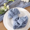 Socomi Dusty Blue Cheesecloth Napkins Summer Cheese Cloths Gauze Set