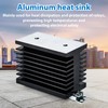 Aluminium Heat Sink, SSR, Single-Phase Solid State Relay Heatsink, 100-120A