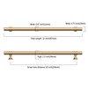 Asidrama 10 Pack 10 Inch(254mm) Champagne Bronze Kitchen Cabinet Handles,