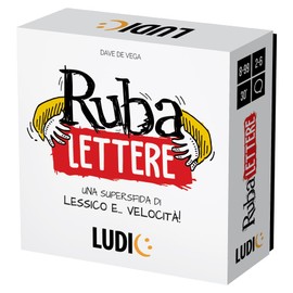 Ludic Rubaletter! IT59858 Family Game for 2-6 Players, Made in Italy