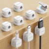 9-Pack Magnetic Cable Clips for Organized Cable Management