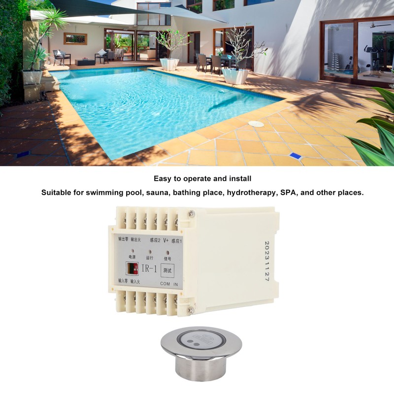SPA Induction Switch Controller Stainless Steel Spa Induction Control Time