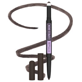 Maybelline New York Express 2-In-1 Pencil and Powder, Eyebrow Makeup, 262 Black Brown, 0.02 Fl Oz,1 Count (Pack of 1)                                 